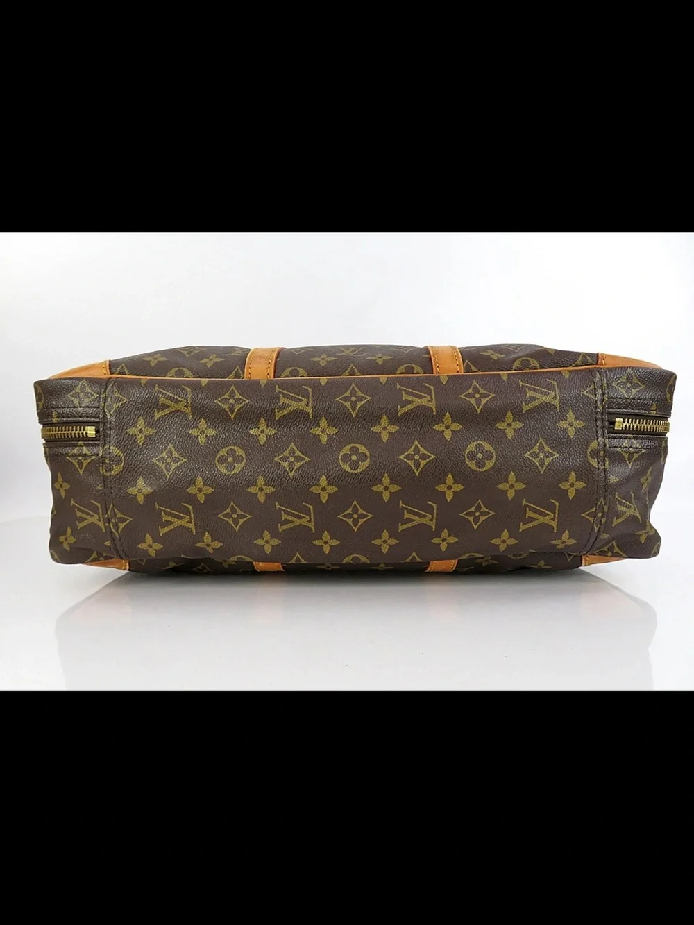 Louis Vuitton Monogram Travel Briefcase in Brown and Tan